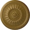 Ekena Millwork Temple Ceiling Medallion (Fits Canopies up to 9 1/4"), Hand-Painted Gold, 24"OD x 1 5/8"P CM24TEGLS - alternate 1